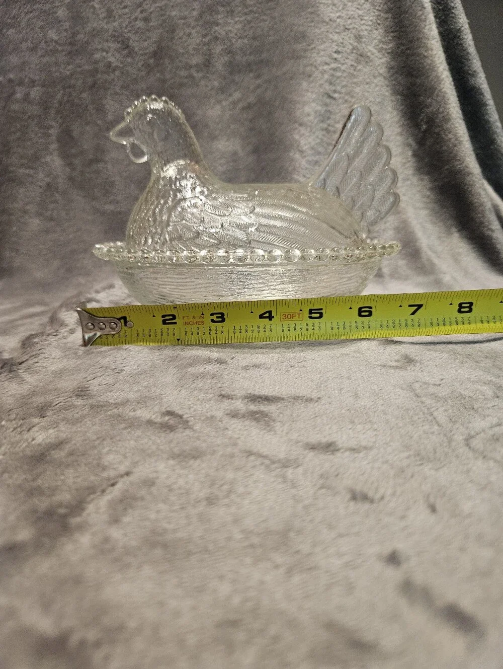 Vintage Indiana Glass clear glass 